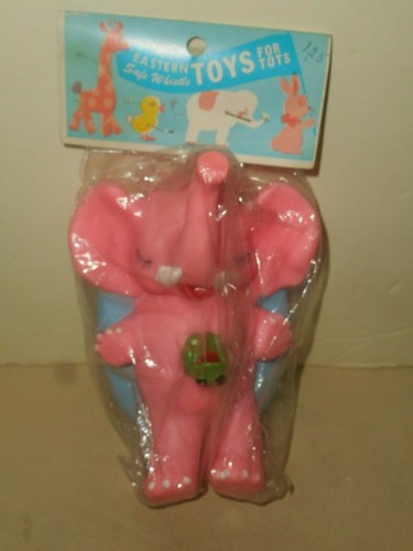 Vintage pink elephant frog - vintage, &